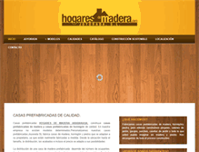 Tablet Screenshot of hogaresdemadera.com